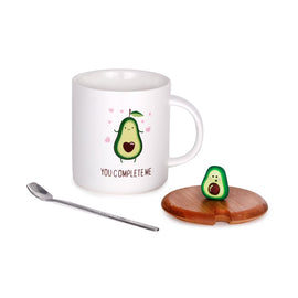 Cute Avocado Mug - You Complete Me - 0