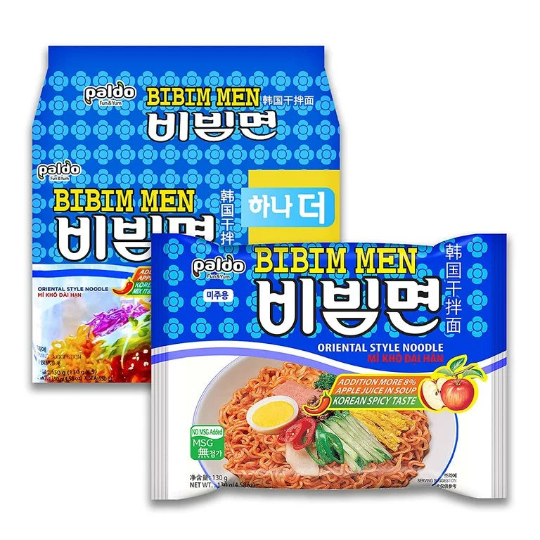 Fideos mixtos coreanos Paldo Bibimmen - Paquete de 5