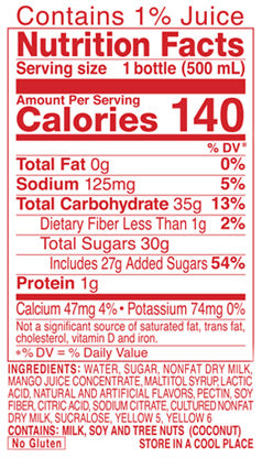 Calpico Mango - 500ml/16.9FLoz - 0