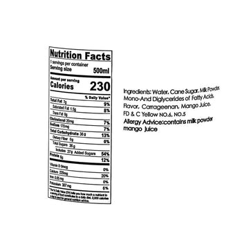 Famous House Taiwan Mango Milk - 16.94 oz - 0