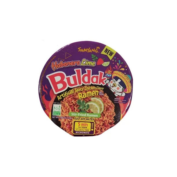 Samyang Buldak Habanero Lime Spicy Ramen Bowl - 3.88oz