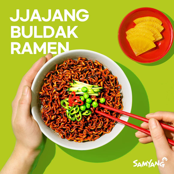 Samyang Jjajang Hot Chicken Flavored Ramen - 5 Pack