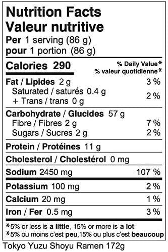 Itsuki Kyoto "Yuzushoyu" Ramen de salsa de soja con sabor a yuzu - 6.06 oz/172 g (2 porciones)