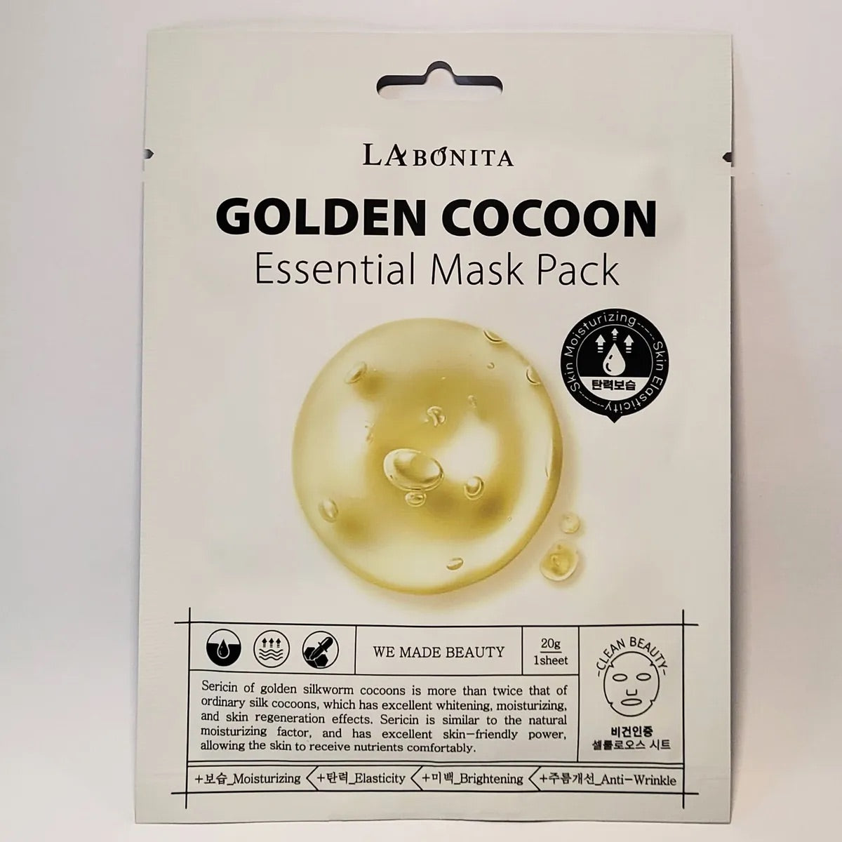 La Bonita Golden Cocoon Essential Mask Pack