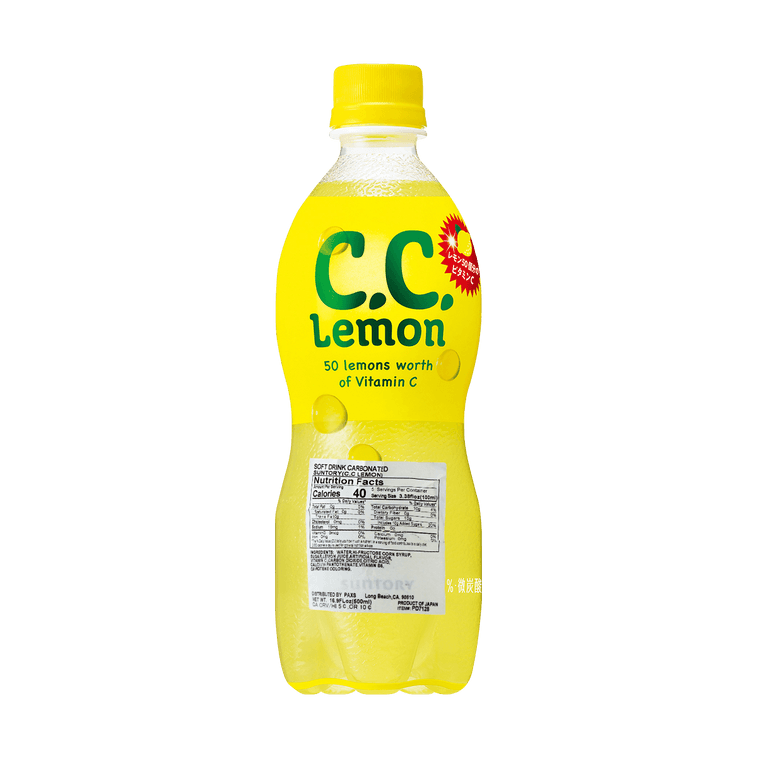 Suntory CC Limón - 16.6 oz - 0