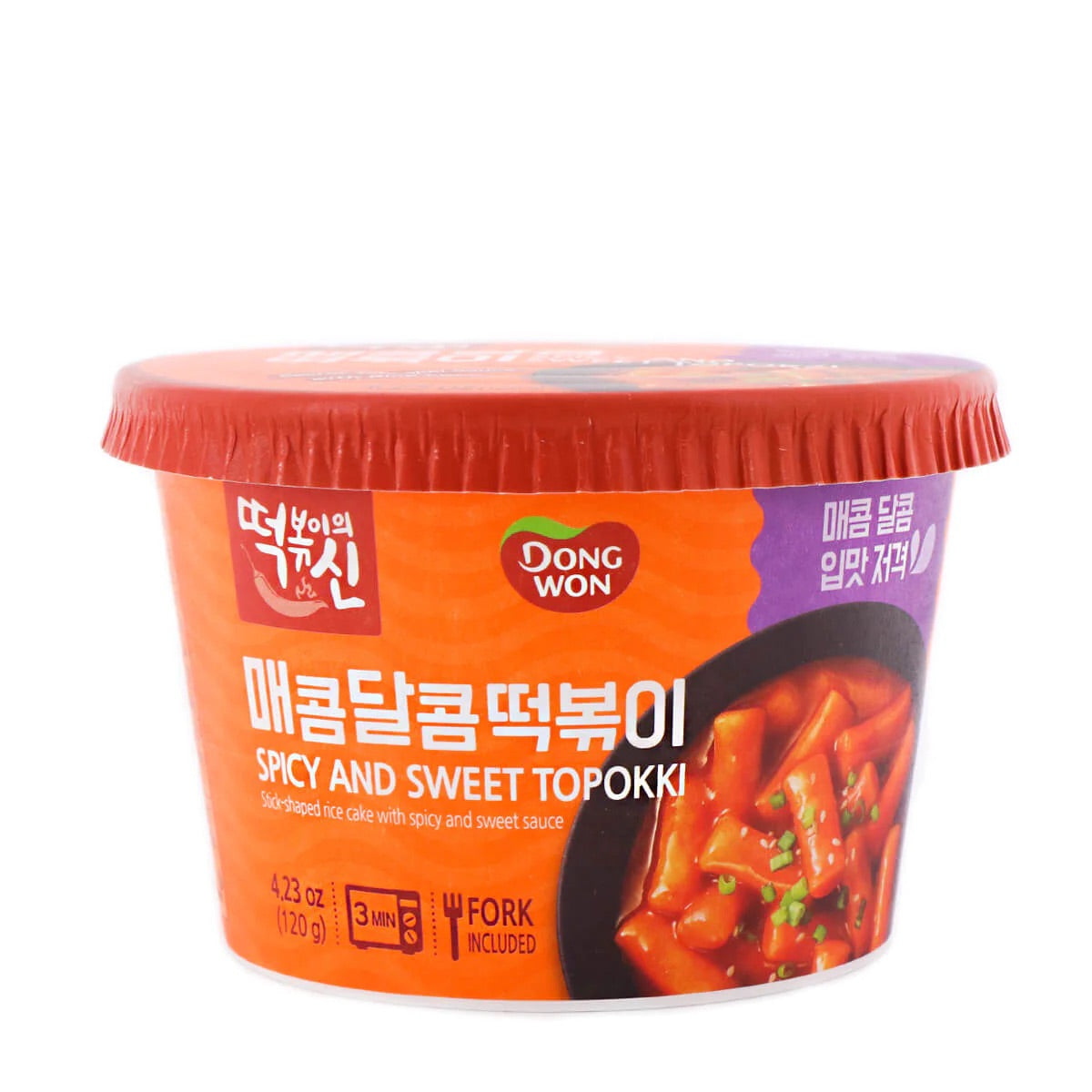 Dong Won - Spicy and Sweet Topokki Bowl - 4.23oz/120g