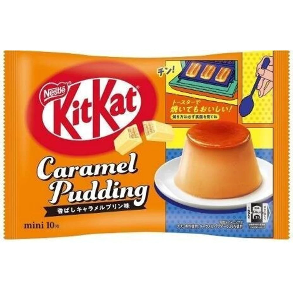 KitKat Japonés - Mini Pudín De Caramelo 10pc-1