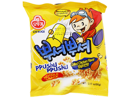 Ottogi Ppushu Ppushu Ramen Snack - Grilled Chicken Flavor