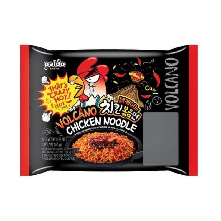 Paldo Volcano Chicken Curry Ramen - Individual