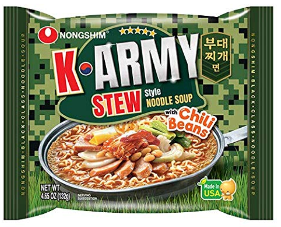 K-Army Stew Ramen with Chilli Beans - Grace Market 