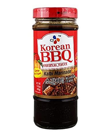 CJ Korean BBQ Kalbi Adobo para Costillas - 840g/29.7oz