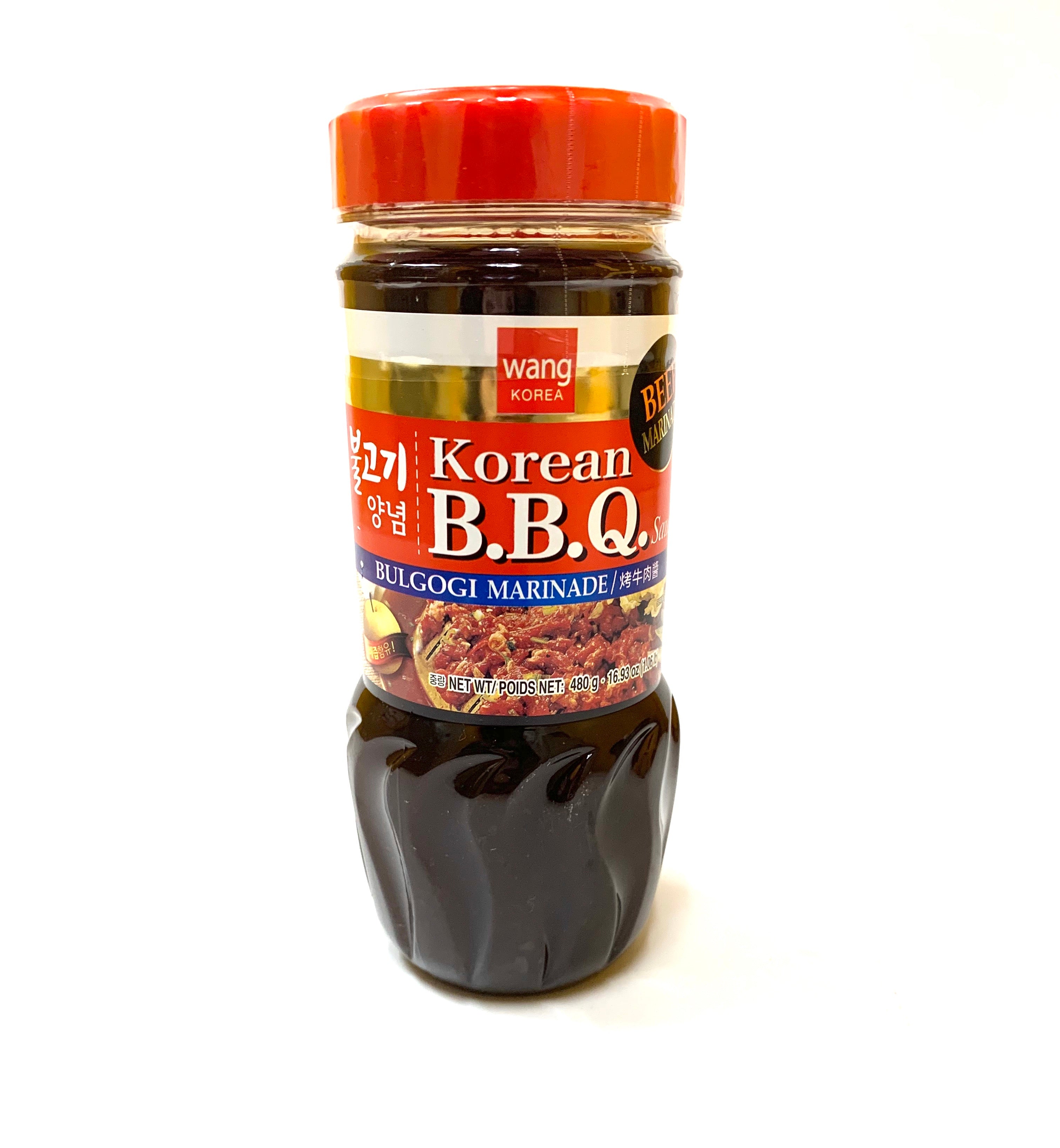 Wang Korean BBQ Sauce Bulgogi (carne de res) Marinada - 480g/16.93oz -1