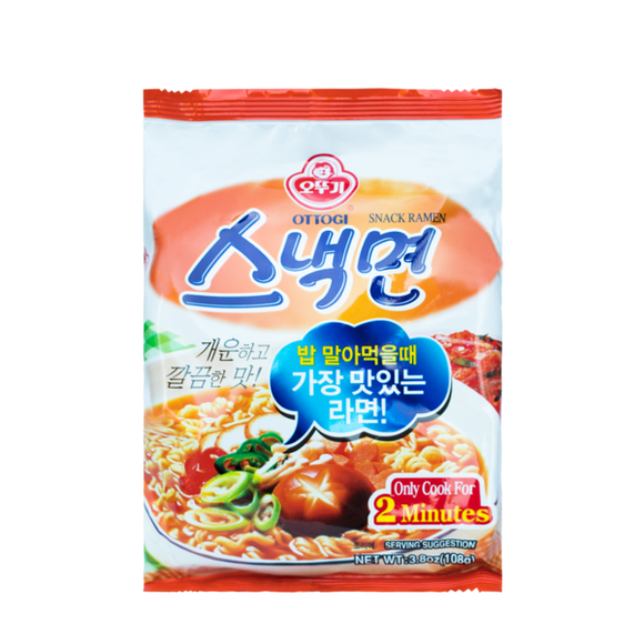Ottogi Snack Ramen (Single) - 108g/3.8oz