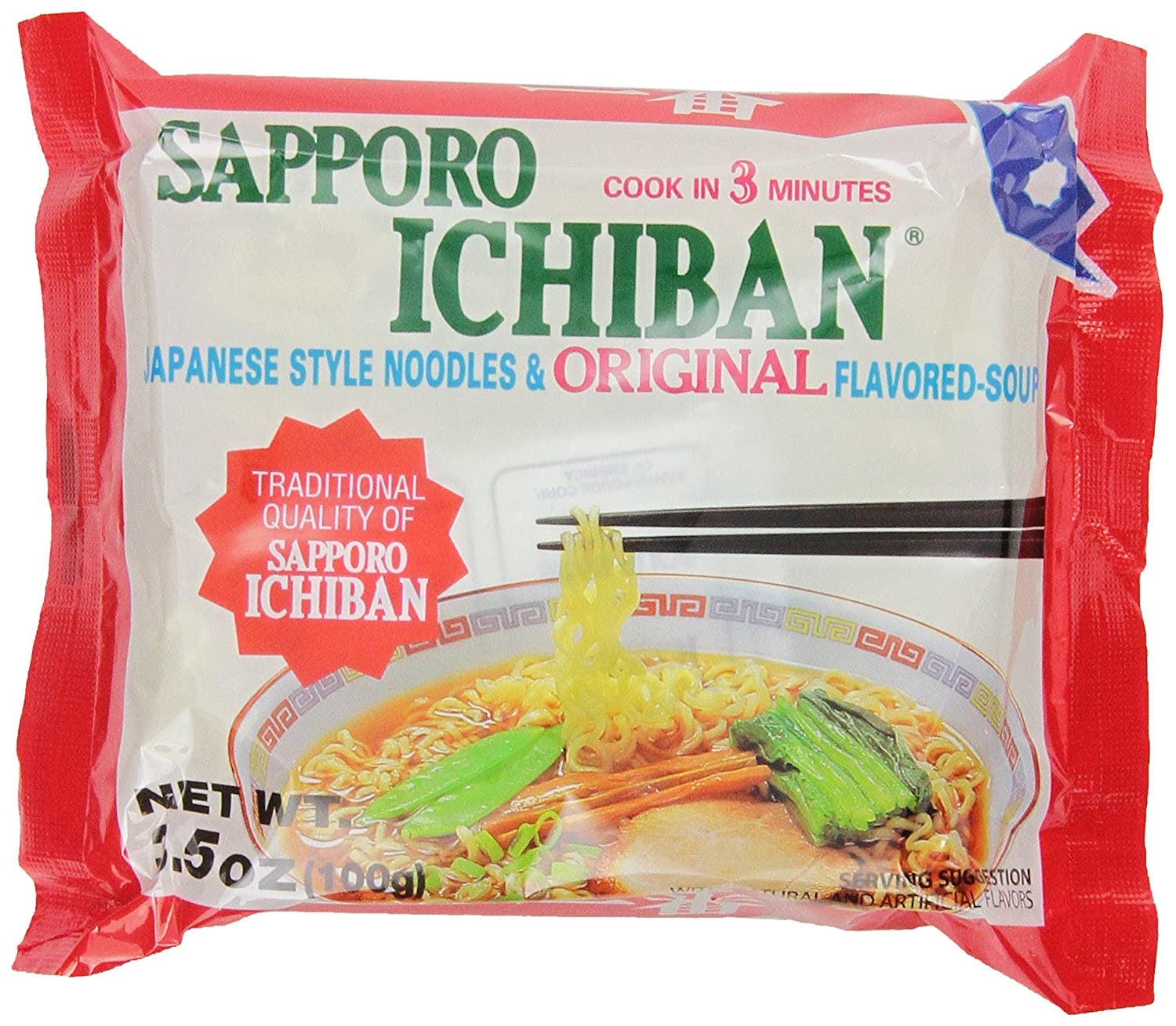Ramen original de Sapporo Ichiban - 3.5 oz