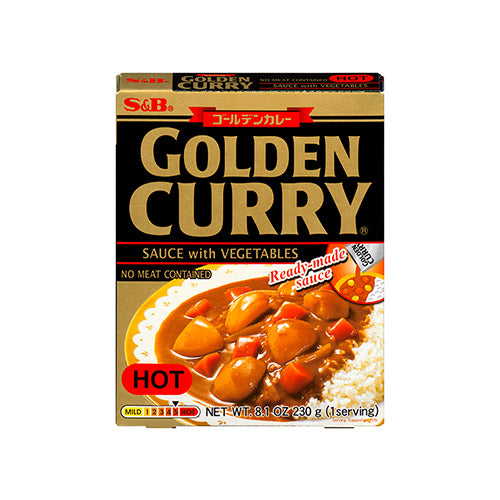 Salsa de curry dorado S&amp;B con picante de verduras