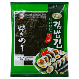 Surasang Sushi Alga Nori Tostada 20 Hojas - 48g/1.7oz