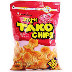 NONGSHIM Tako Chips (Seafood Flavor) Family Pack 286g/10.09oz