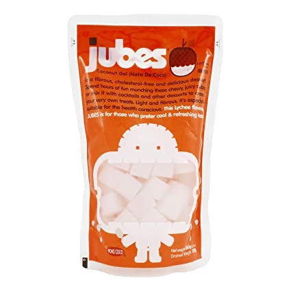 Jubes Nata De Coco Lychee Coconut Gel - 360g/12.7oz