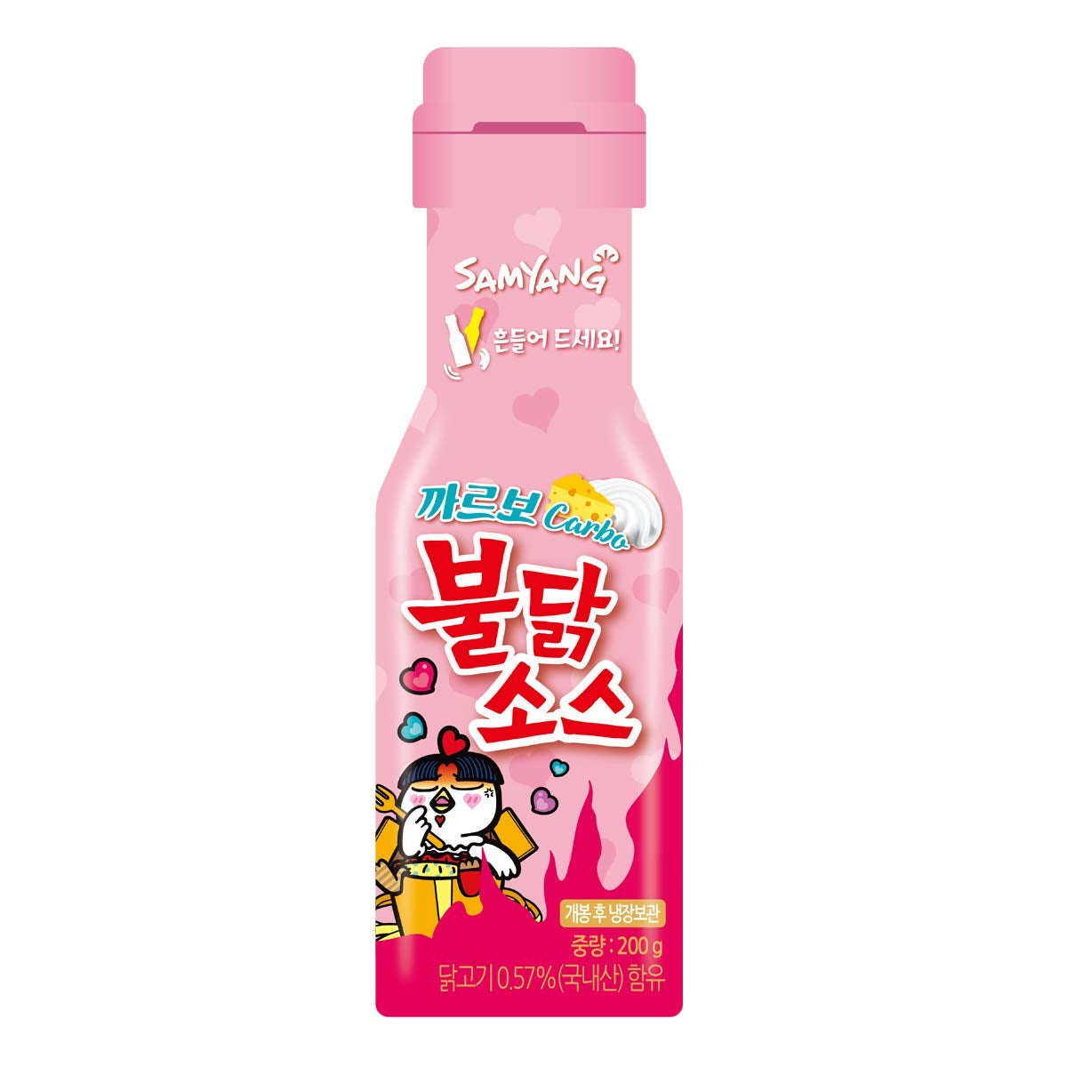 삼양 불닥 까르보나라 불닭볶음면 소스 - 200g/7.05oz | Grace Market