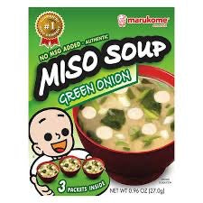 Sopa instantánea de cebolla verde Marukome Miso
