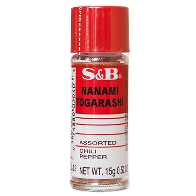 S&amp;B Pimienta picante Nanami Togarashi - 15g/0.52oz