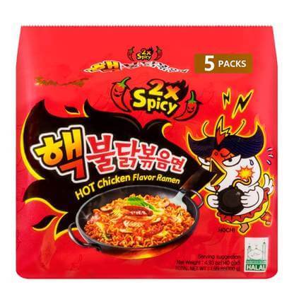 Samyang 2x Spicy Chicken Flavor Ramen - 5 Pack