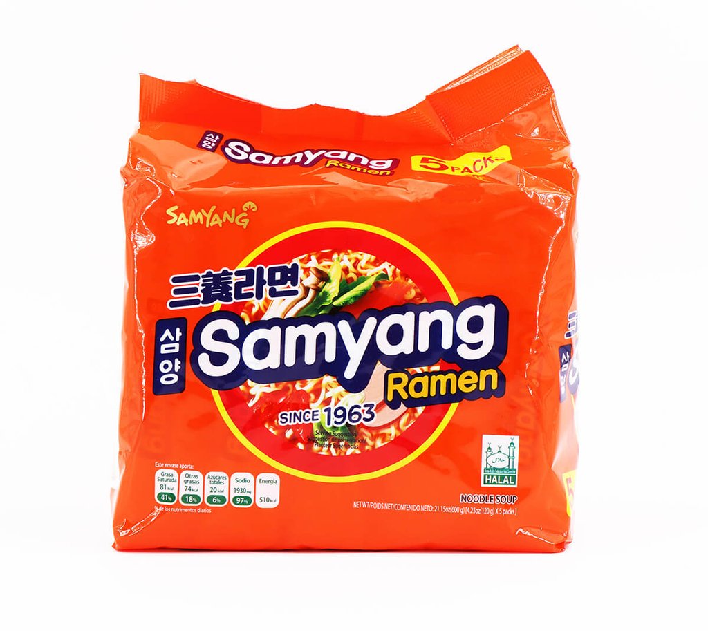 Ramen Samyang (paquete de 5)