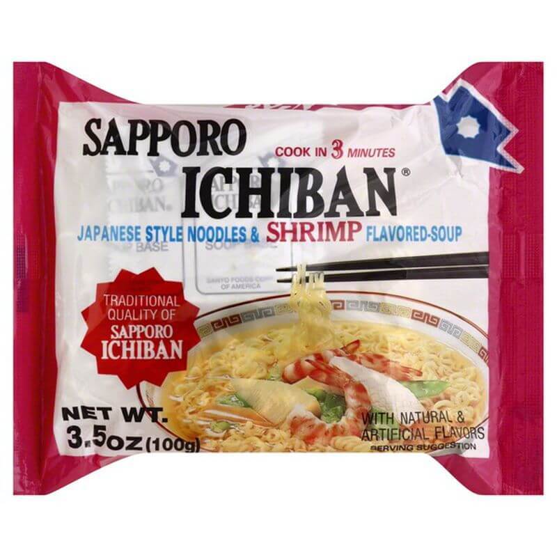 Sapporo Ichiban Shrimp Flavored Ramen - Single